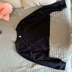 BLACK CROPPED MATCHING SET